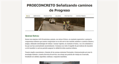 Desktop Screenshot of proeconcreto.com