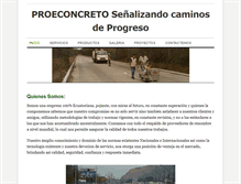 Tablet Screenshot of proeconcreto.com